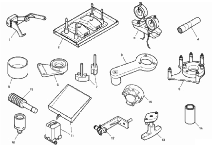 WORKSHOP SERVICE TOOLS (ENGINE) 
