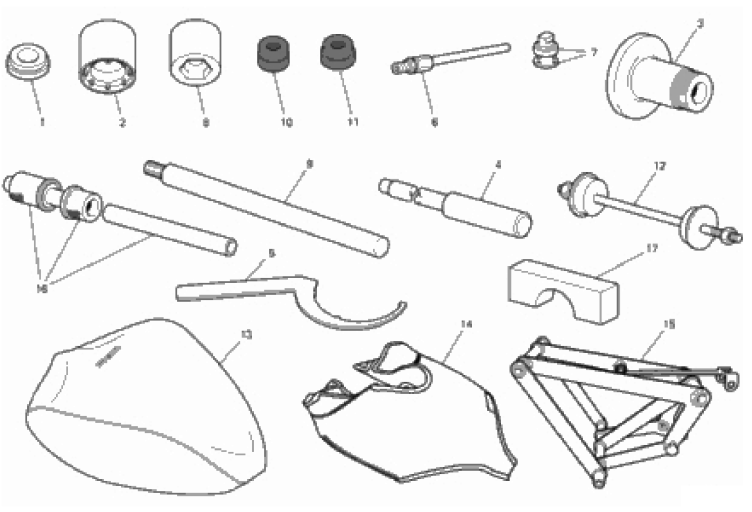 WORKSHOP SERVICE TOOLS (FRAME) 