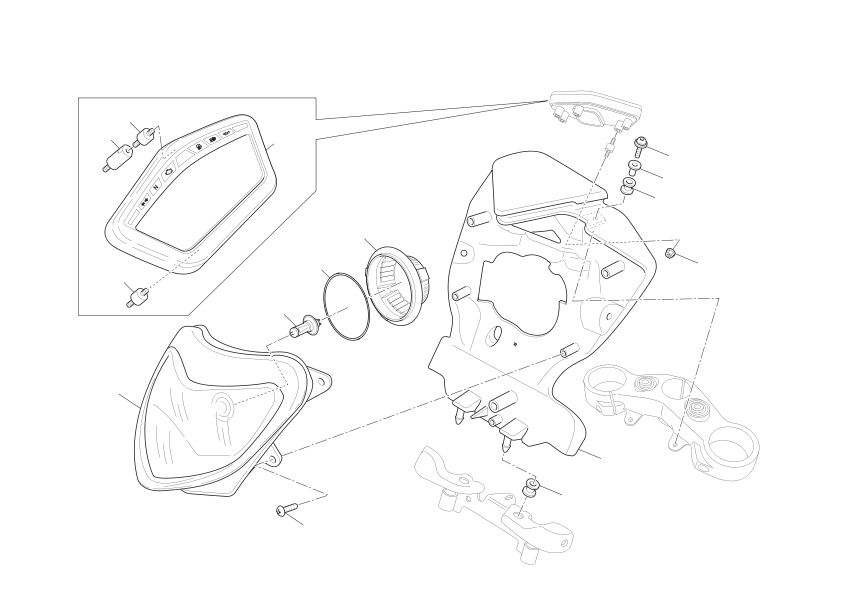 Headlight & instr. panel