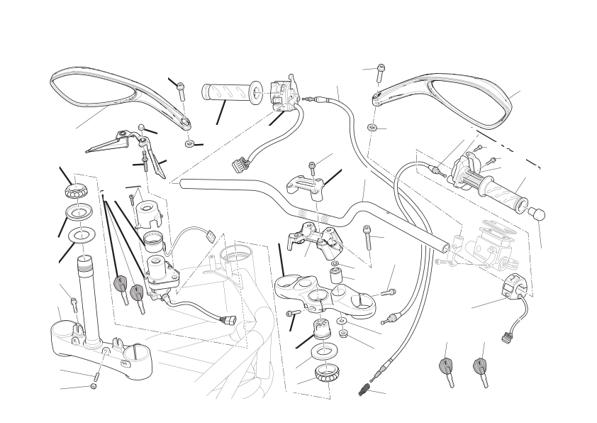 Handlebar and controls