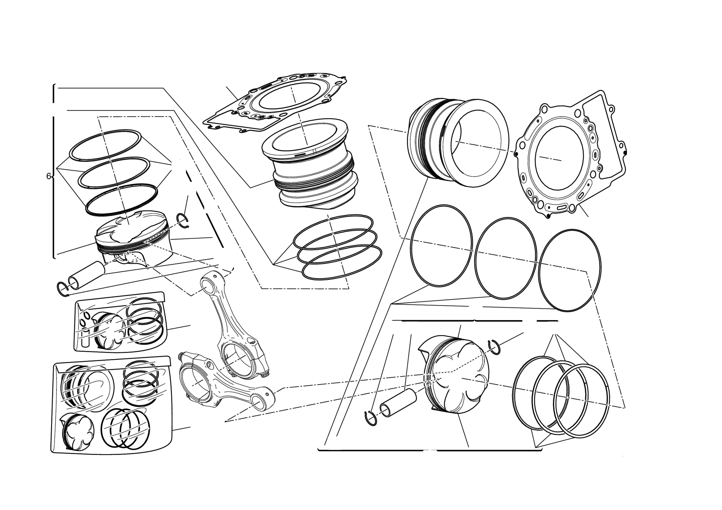 CYLINDERS - PISTONS 