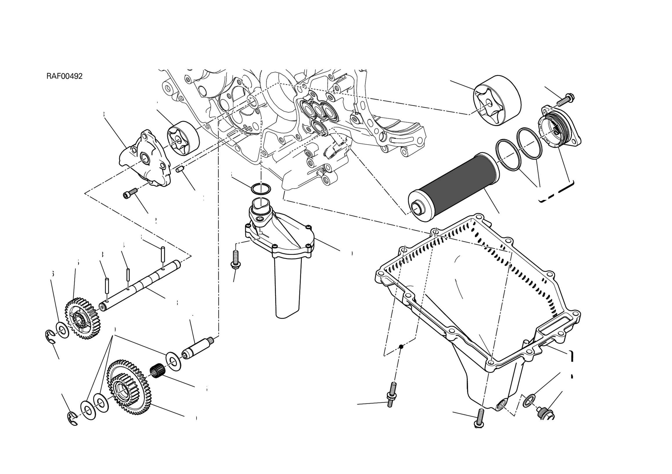 FILTERS AND OIL PUMP 