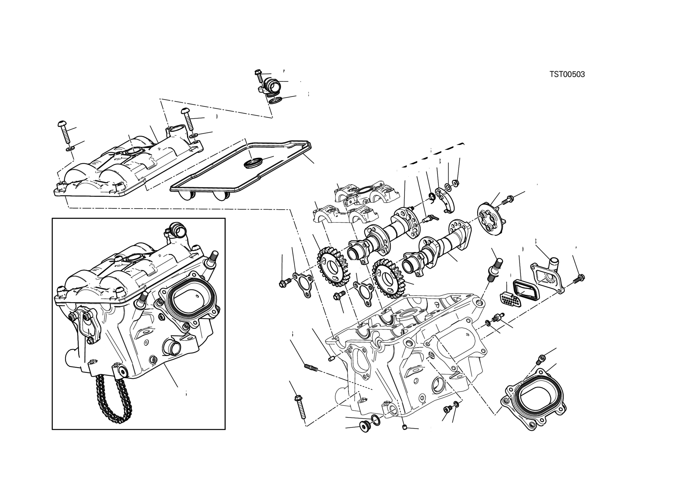 VERTICAL CYLINDER HEAD - TIMING 