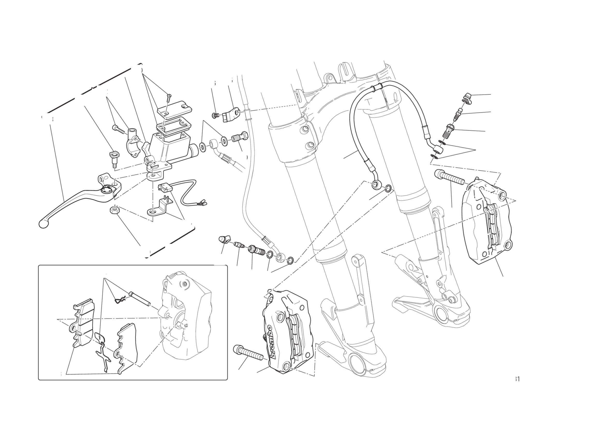 FRONT BRAKE SYSTEM 