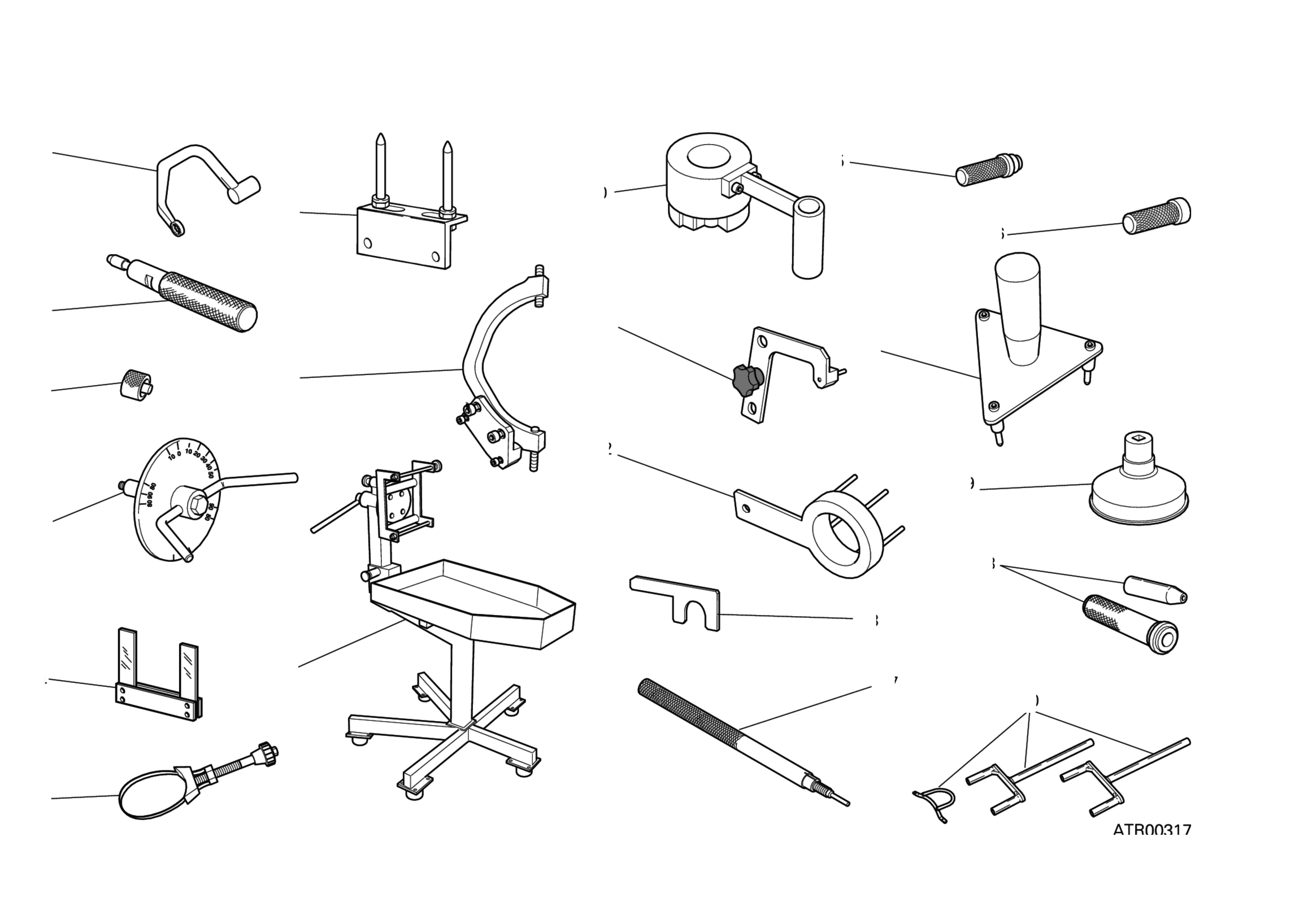 WORKSHOP SERVICE TOOLS ENGINE 