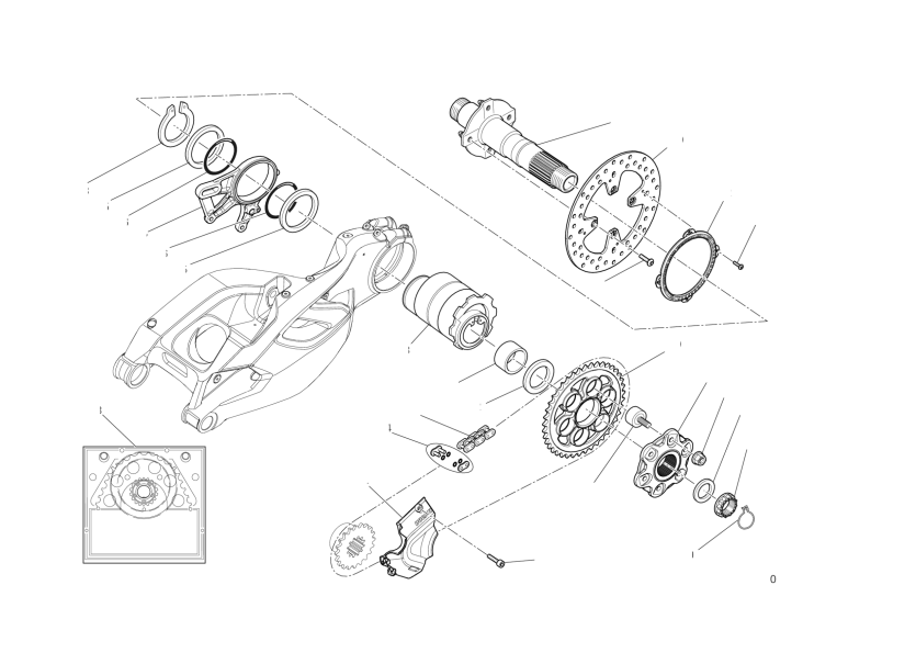 HUB REAR WHEEL