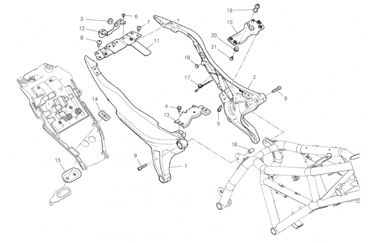 REAR FRAME COMP. 