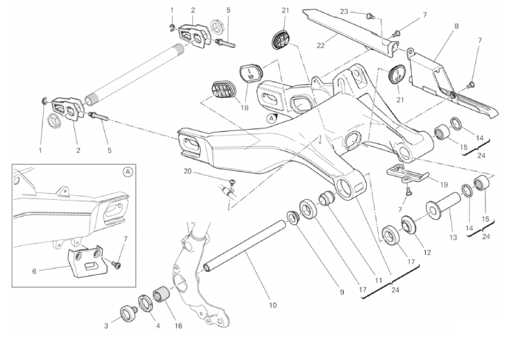 REAR SWINGING ARM 