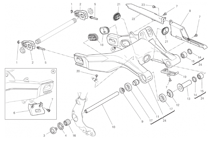 REAR SWINGING ARM 