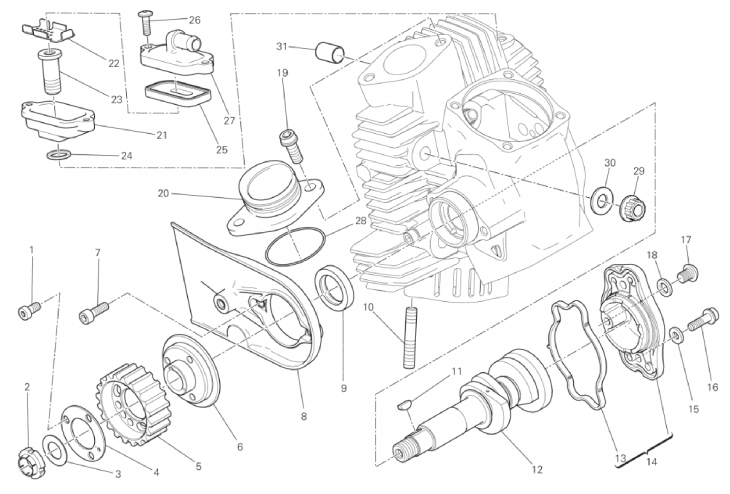 HORIZONTAL HEAD - TIMING SYSTEM 