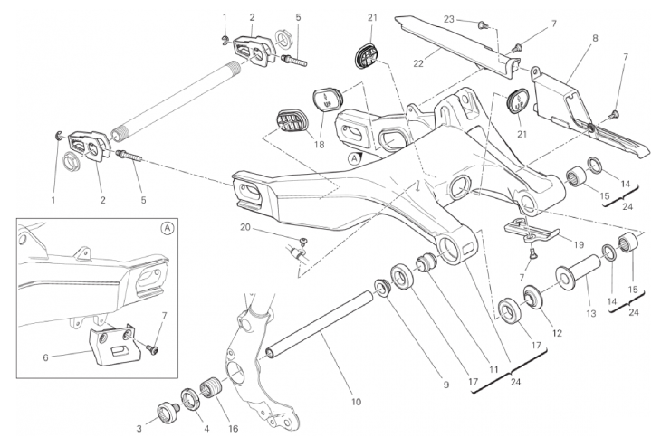 REAR SWINGING ARM 