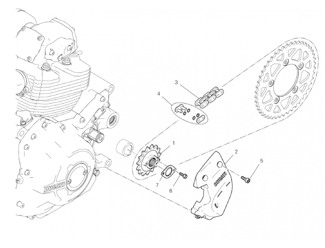 FRONT SPROCKET - CHAIN 