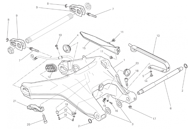 REAR SWINGING ARM 