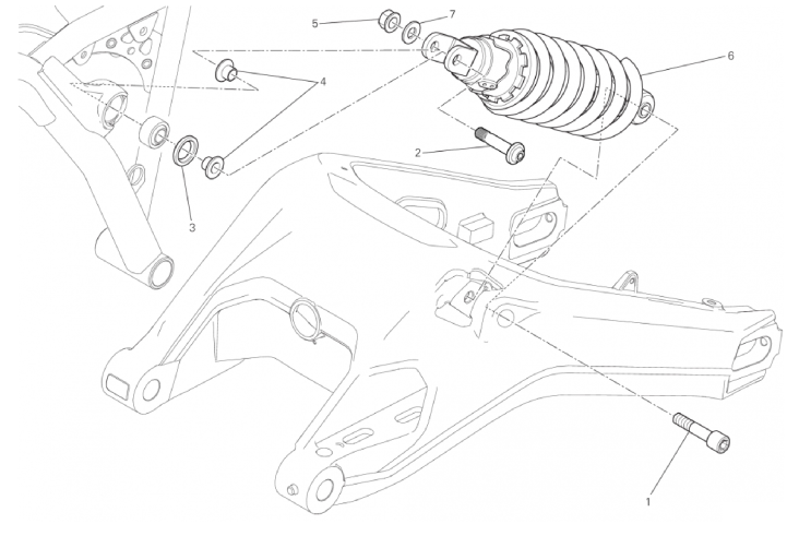 REAR SHOCK ABSORBER 