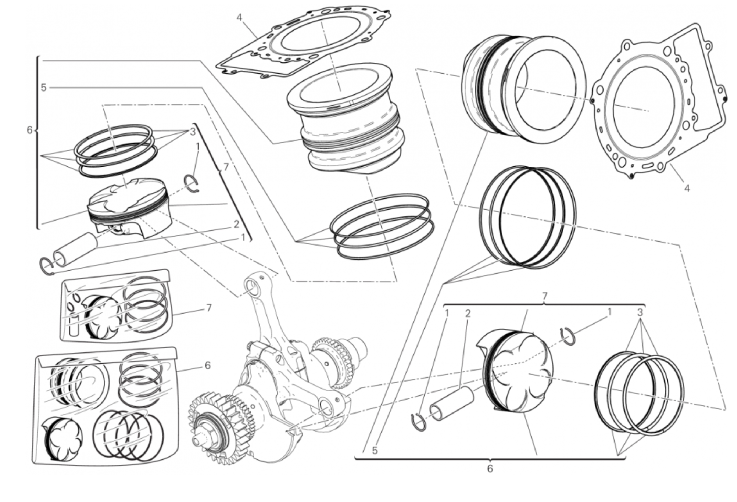 CYLINDERS - PISTONS 