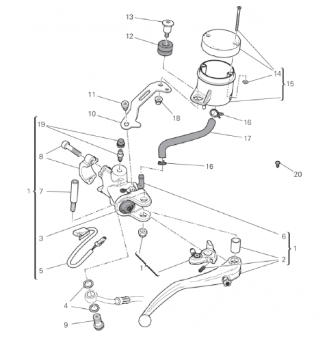 FRONT BRAKE PUMP 