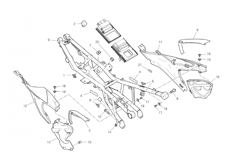 REAR FRAME COMP. 