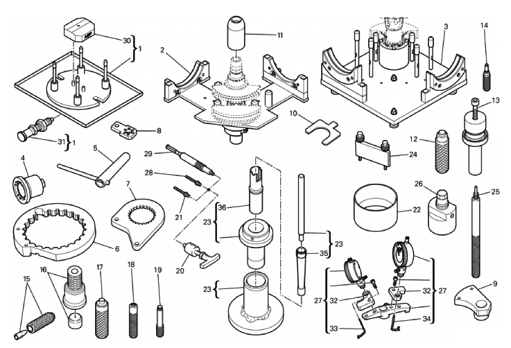 WORKSHOP SERVICE TOOLS (ENGINE) 