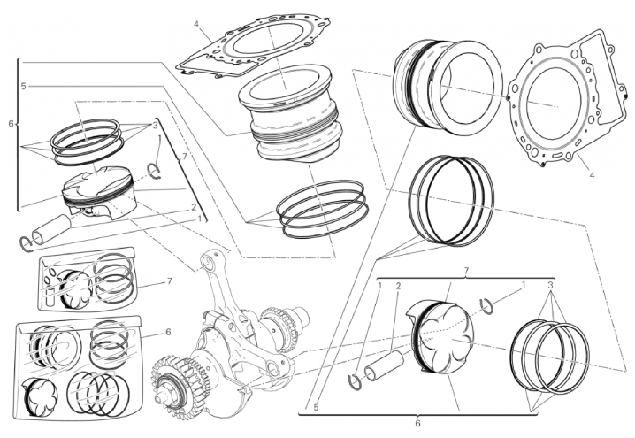 CYLINDERS - PISTONS 