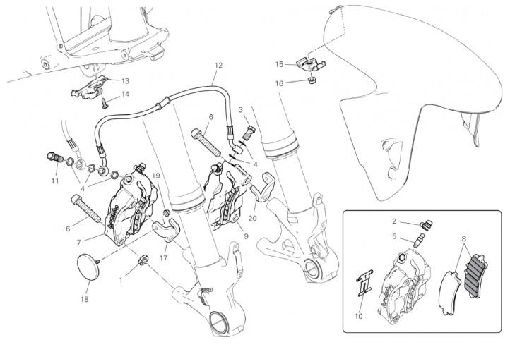 FRONT BRAKE SYSTEM 