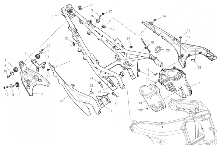 REAR FRAME COMP. 