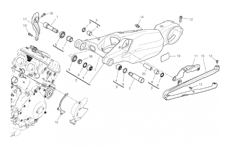 REAR SWINGING ARM 