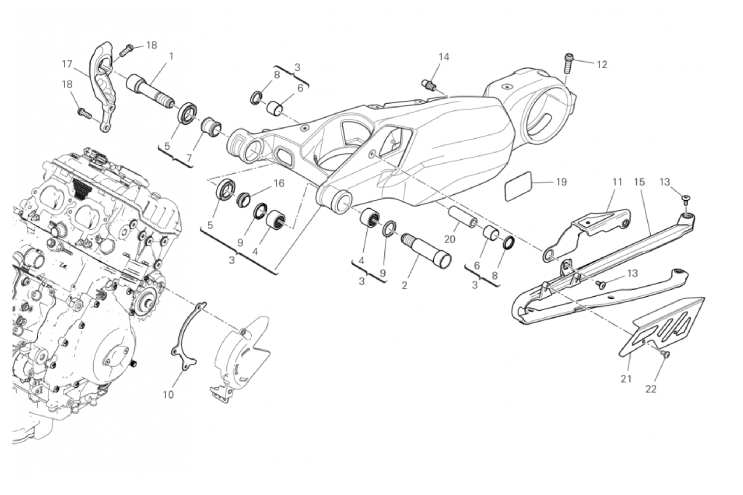 REAR SWINGING ARM 