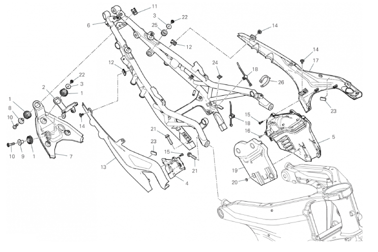 REAR FRAME COMP. 