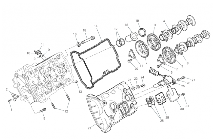 FRONT HEAD - TIMING SYSTEM 