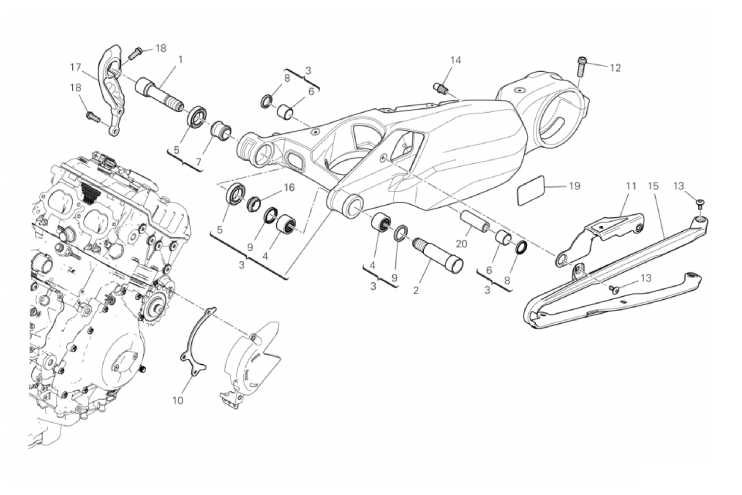 REAR SWINGING ARM 