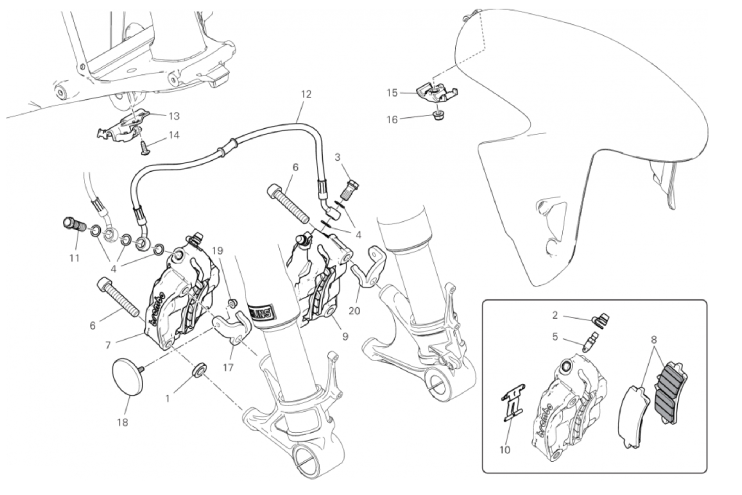 FRONT BRAKE SYSTEM 