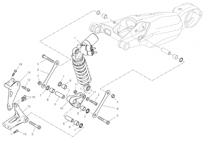 REAR SHOCK ABSORBER 