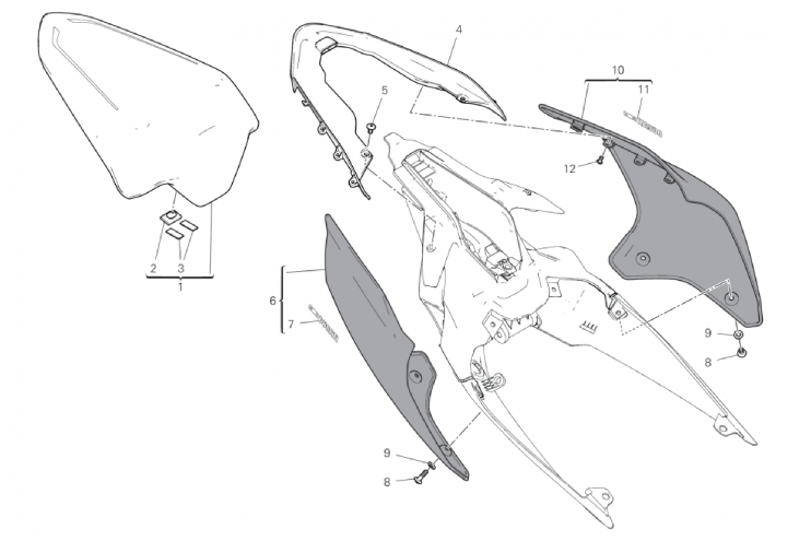 PILLION RIDER SEAT 