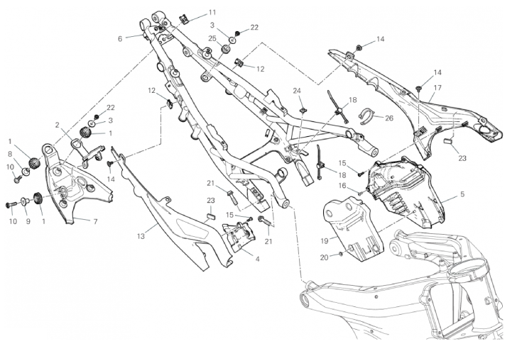 REAR FRAME COMP. 