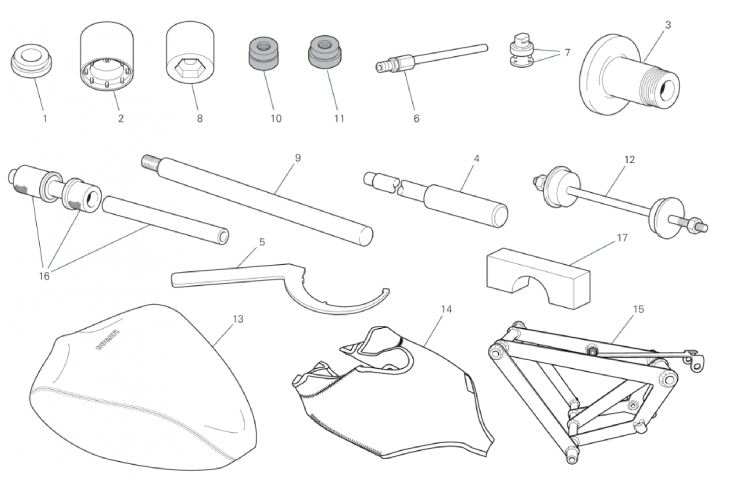 WORKSHOP SERVICE TOOLS (FRAME) 