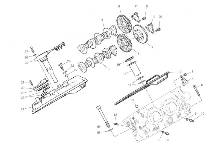 REAR HEAD - TIMING SYSTEM 