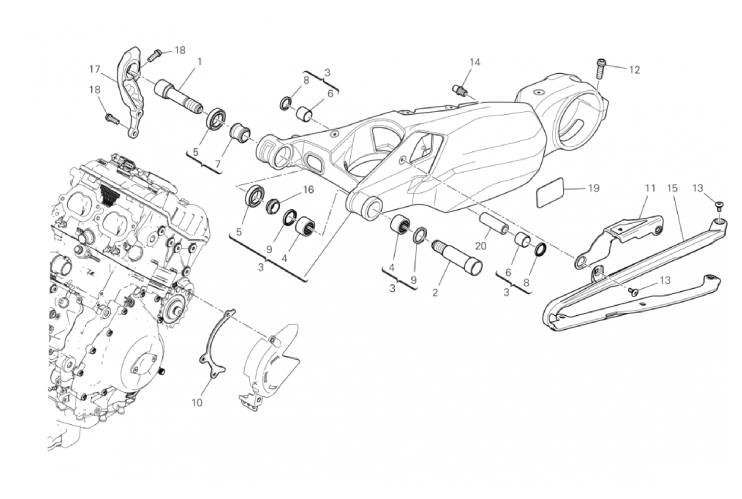 REAR SWINGING ARM 