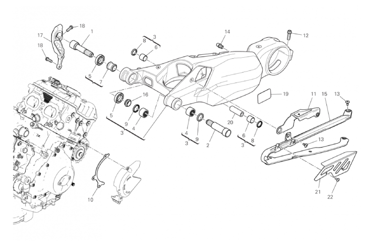 REAR SWINGING ARM 