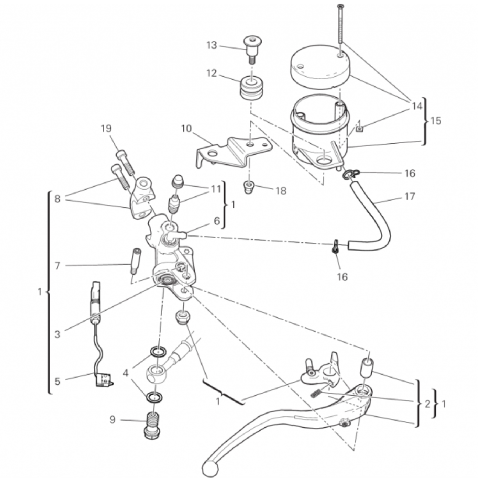 FRONT BRAKE PUMP 