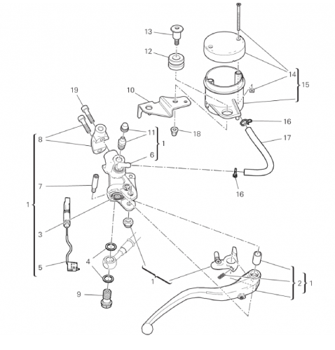 FRONT BRAKE PUMP 