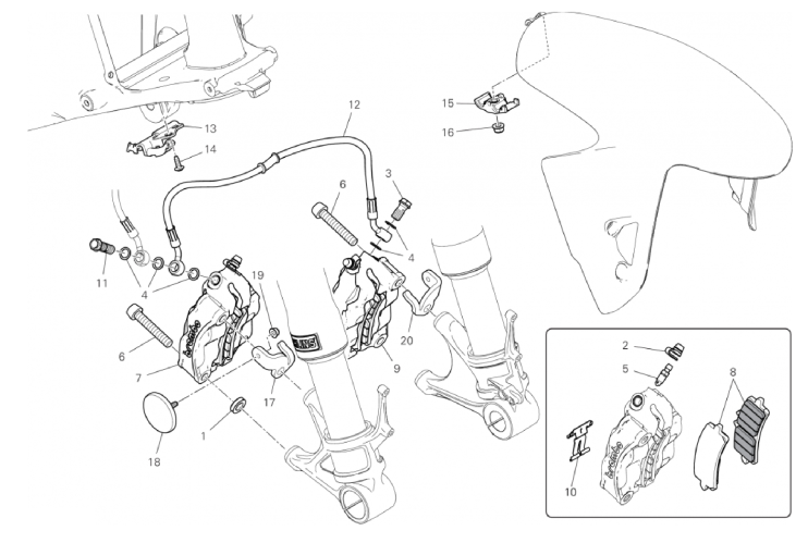 FRONT BRAKE SYSTEM 