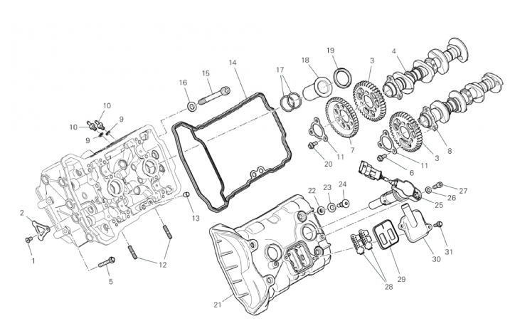 FRONT HEAD - TIMING SYSTEM 