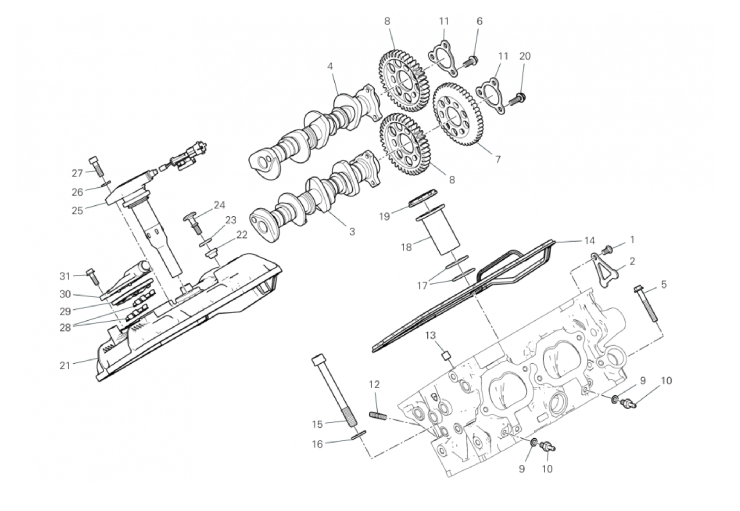 REAR HEAD - TIMING SYSTEM 