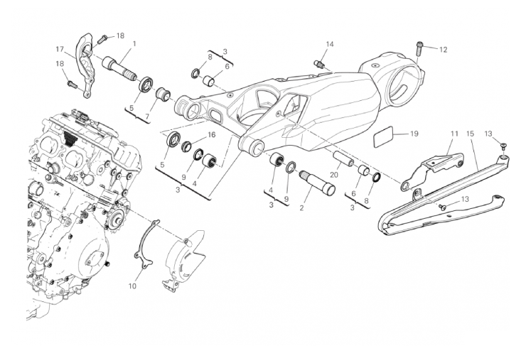 REAR SWINGING ARM 