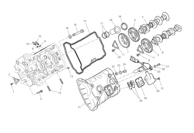 FRONT HEAD - TIMING SYSTEM 