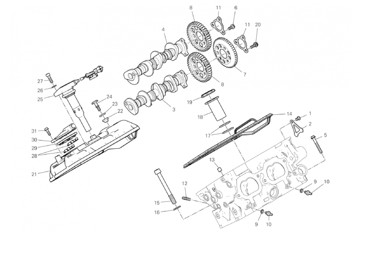 REAR HEAD - TIMING SYSTEM 