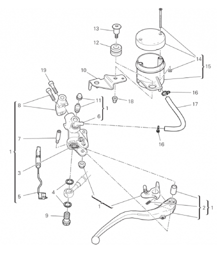 FRONT BRAKE PUMP 