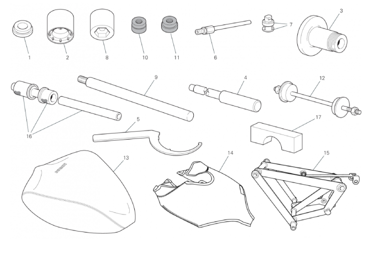 WORKSHOP SERVICE TOOLS (FRAME)