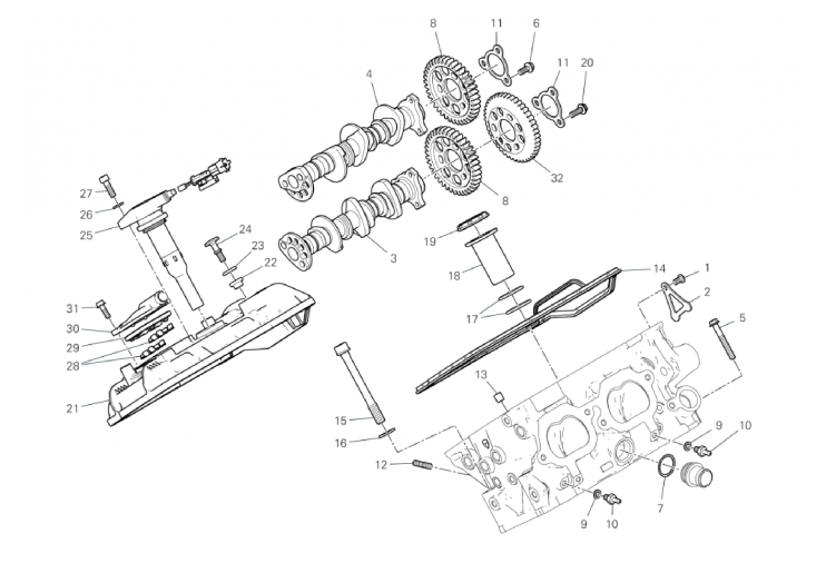 REAR HEAD - TIMING SYSTEM 