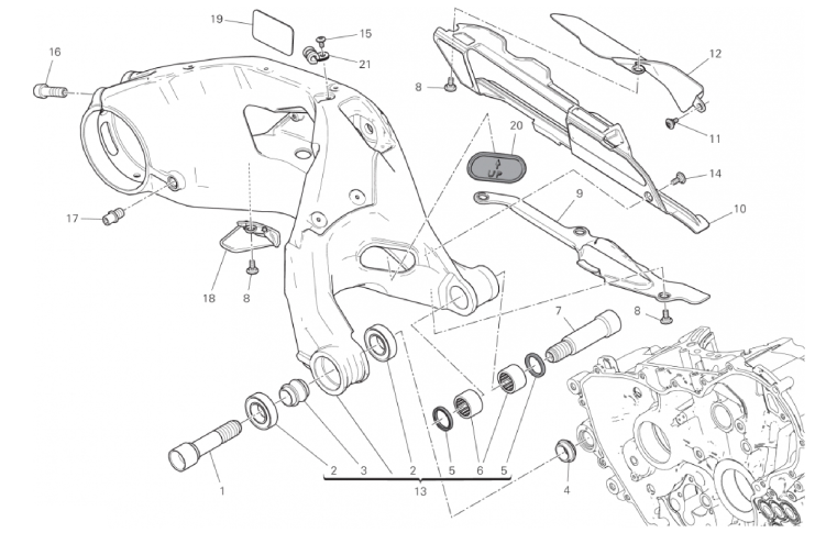 REAR SWINGING ARM 